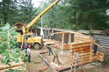 Fall 2017 Building with Logs