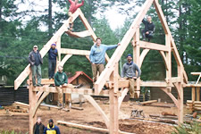 Fall 2017 Timber Frame Bents