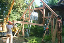 Spring 2018 Timber Frame Bents