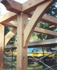 Timber Post & Beam: Modular Grid Layout/Joinery