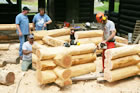 ISBA School -  Building with Logs