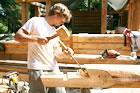 ISBA School -  Building with Logs