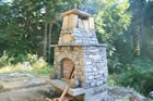 Outdoor Rumford fireplace